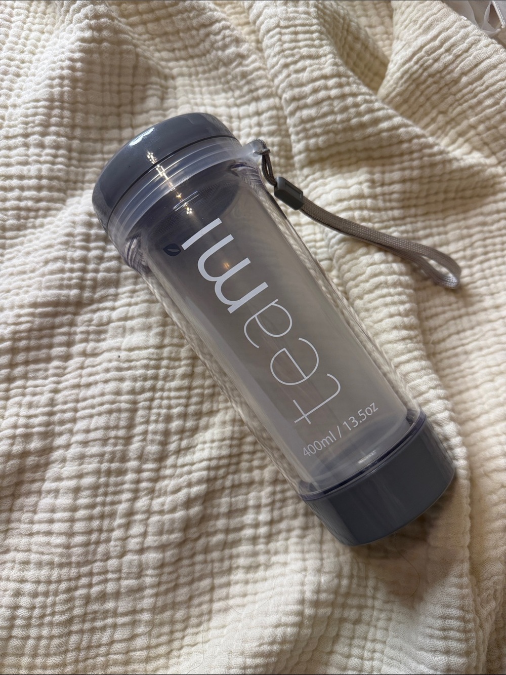 Teami Cup Grey Tumbler Infuser Bottle
